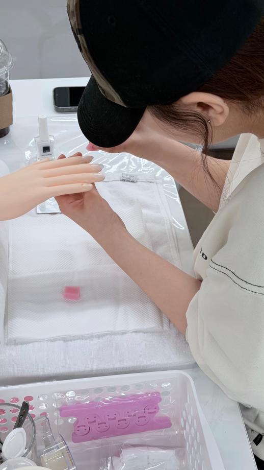 뷰티케어학과 기초네일미용 실습수업!!